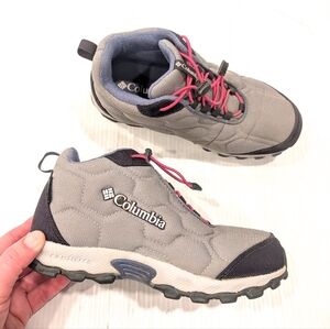 COLUMBIA Kids Firecamp MID 2 Waterproof Hiking Shoes Size 4